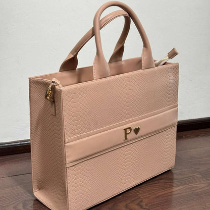 Tote Cleho Grande| Bolso Elegante con Cierre y Correa Ajustable