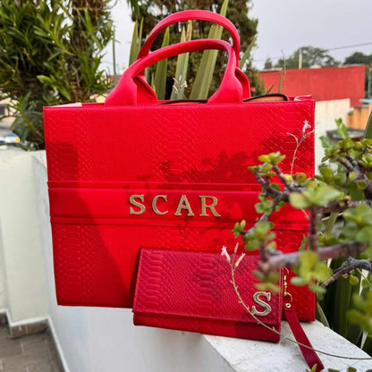 Tote Cleho Grande| Bolso Elegante con Cierre y Correa Ajustable