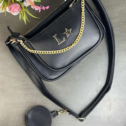 Multipochette 3 en 1 | Bolso con Monedero y Correa Ajustable