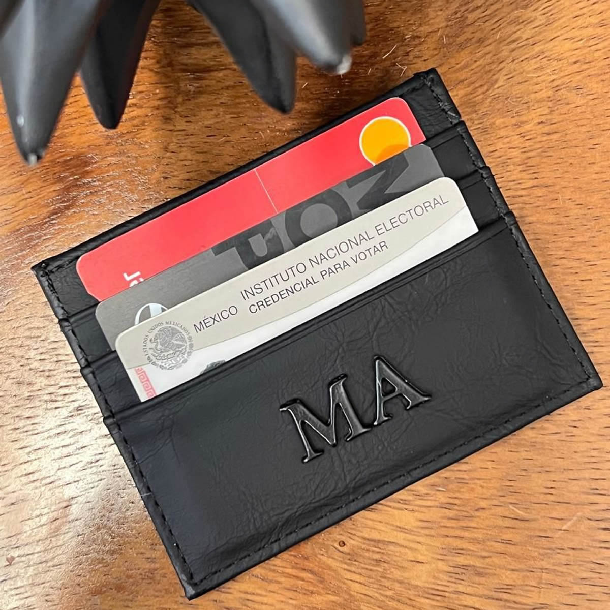 Tarjeteros | Porta Tarjetas de Doble Cara con 7 Espacios