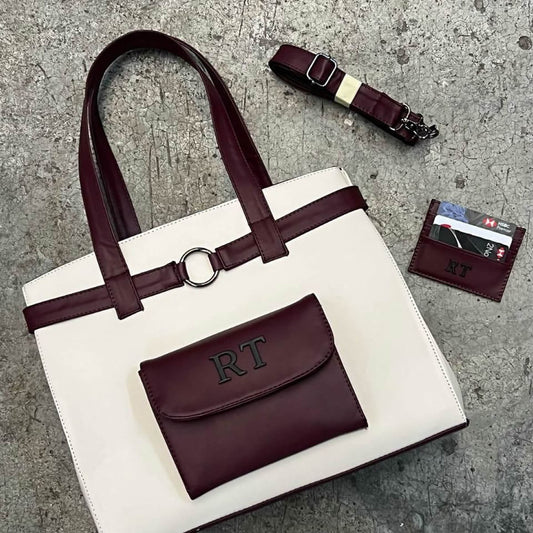 Tote Cargo | Bolso Grande de Material Sintético con Cierre y Correa Ajustable