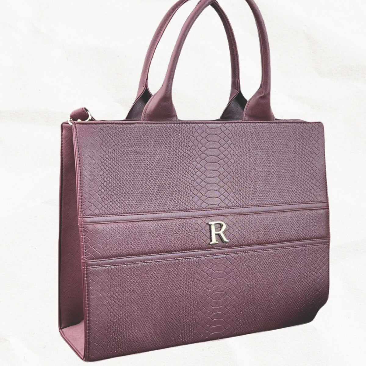 Tote Clásica Grande| Bolso Elegante con Imán y Correa Ajustable