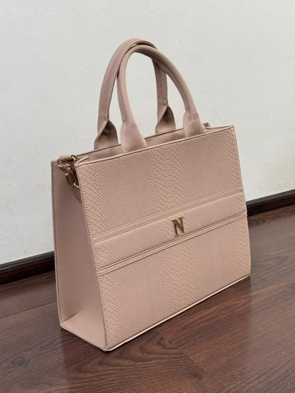 Tote Clásica Grande| Bolso Elegante con Imán y Correa Ajustable